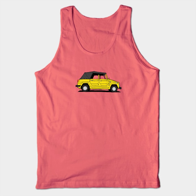 Yellow Thing Tank Top by William Gilliam